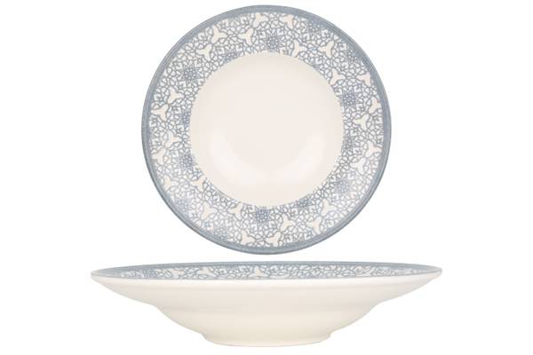 Pasta Teller Casa Blue 2er set Porzellan - 27 x 1 x 27 cm