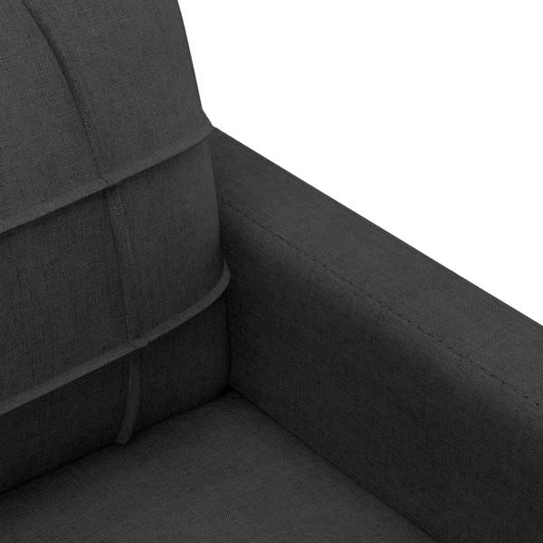 Sofagarnitur 3032139-2 (4-teilig) Schwarz