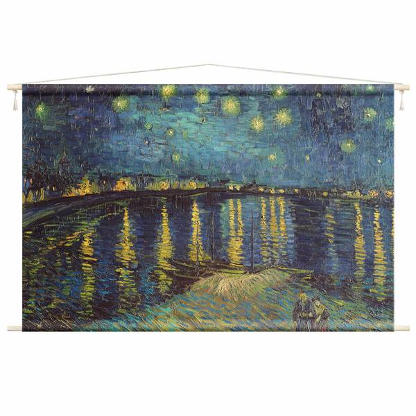 Wandteppich Sternennacht über der Rhône 205 x 137 cm