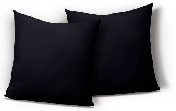2er Set Kissenbezug 40x40 schwarz Jersey kaufen