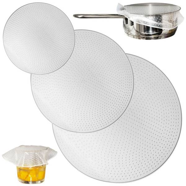 Universaldeckel 3er Set 113415 Silikon - 26 x 1 x 26 cm