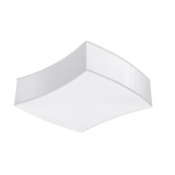 Deckenlampen Square Weiß - PVC - 35 x 12 x 39 cm