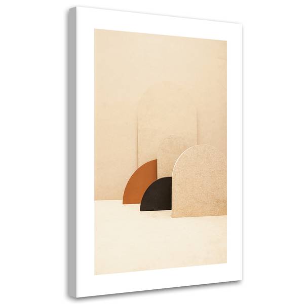 Wandbild runde formen 80 x 120 cm