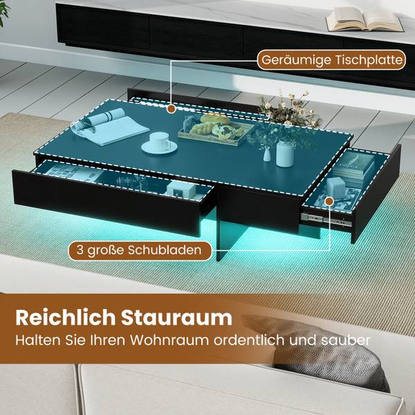 Couchtisch TH32973 Schwarz