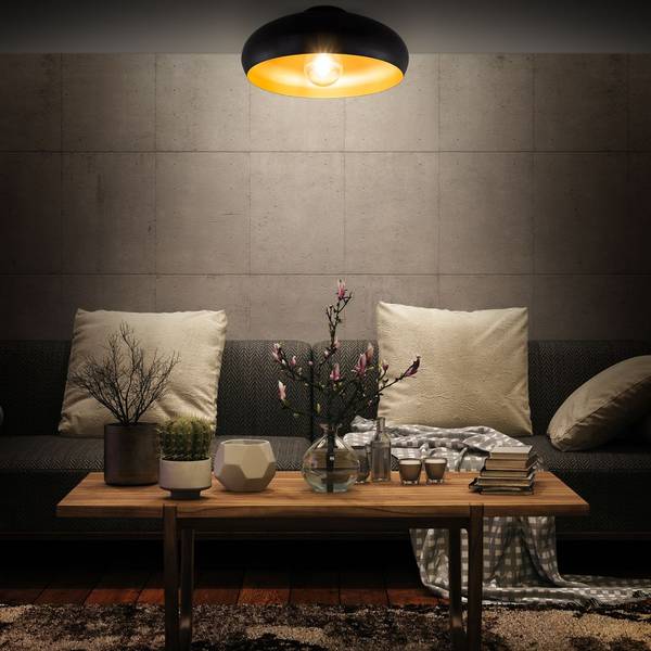 Deckenlampe BKL1269 Schwarz - ABS - 40 x 18 x 40 cm