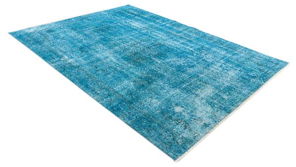 Tapis Ultra Vintage CLXXXVII Turquoise - Laine - 170 x 1 x 257 cm
