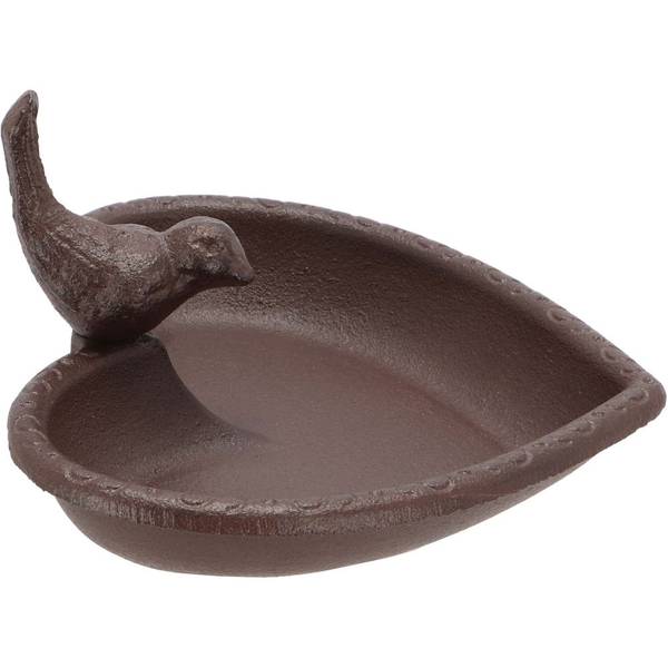 Vogeltränke FB362 Braun - Metall - 17 x 8 x 15 cm