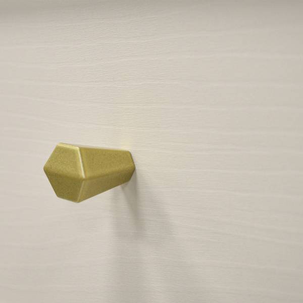 Nachtkastje FLOREN III grijs - plaatmateriaal op houtbasis - 52 x 63 x 41 cm