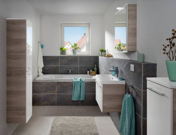 Waschtischunterschrank Lima Weiß Weiß - Holzwerkstoff - 62 x 11 x 37 cm