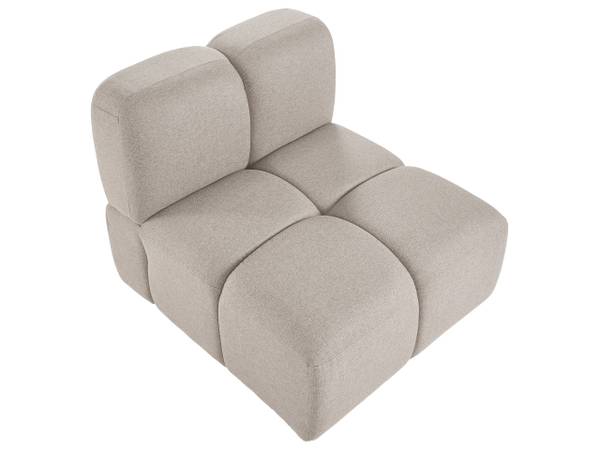 Sofa MAKSABERG 3-tlg Beige - 253 x 87 cm