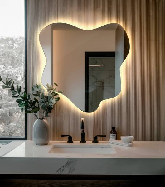 Dekospiegel Light Blotta 77 x 77 cm