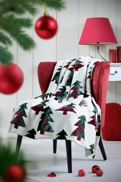Weihnachtsdecke KLAUS Textil - 160 x 1 x 130 cm