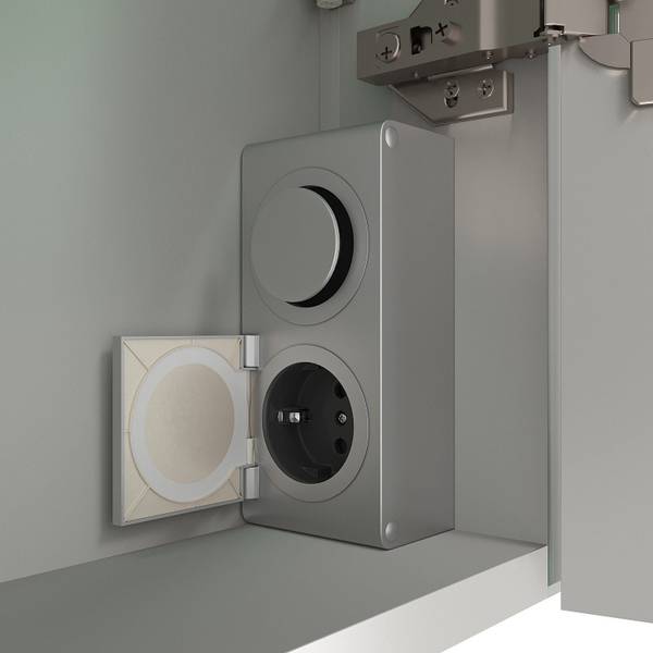 LED Spiegelschrank 80 x 60 cm