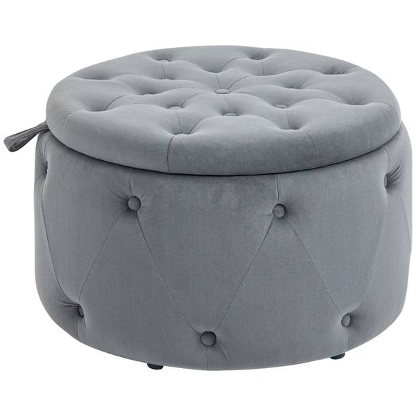 Sitzbank 838-351V00GY Grau - Kunststoff - 60 x 40 x 60 cm