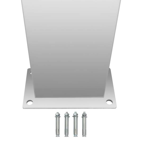 Dusche 299926 Silber - Edelstahl - 7 x 210 x 10 cm