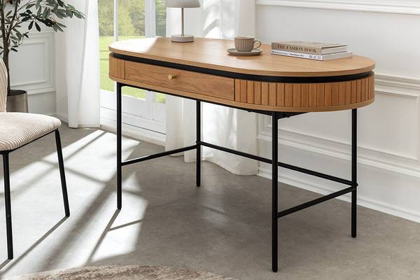 Schreibtisch ATELIER Braun - Holzwerkstoff - 120 x 76 x 60 cm