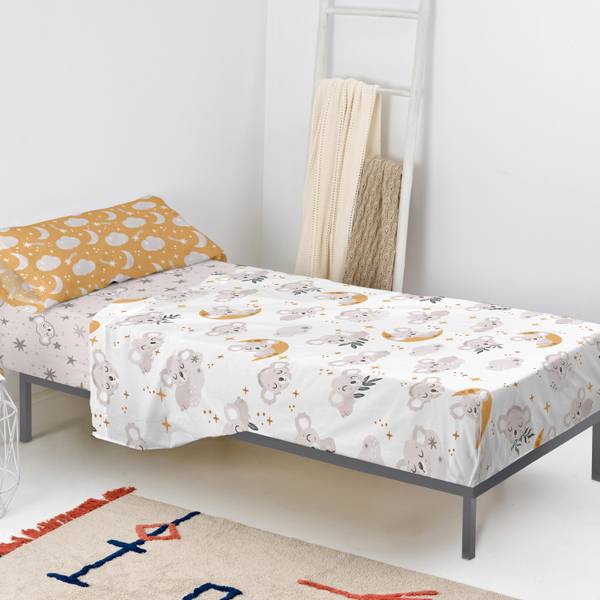 Parure de lit Baby koala (2er Set) Textile - 160 x 1 x 270 cm