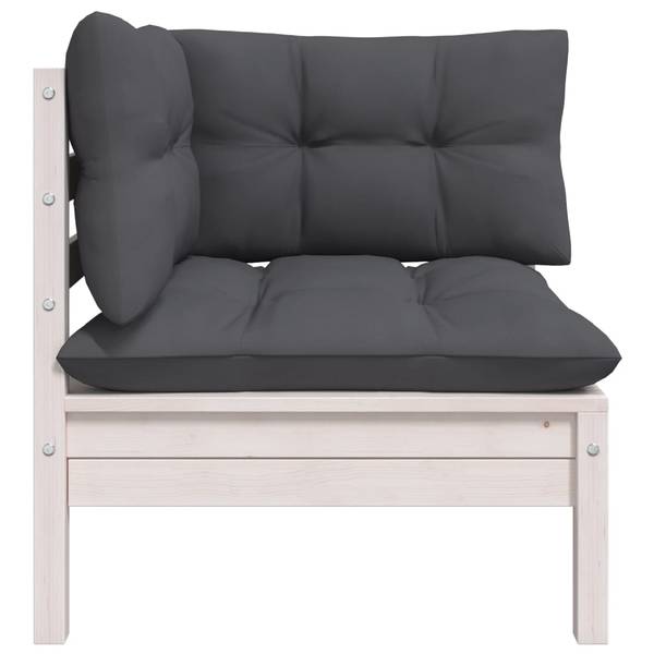 Gartensofa 3012138-10 (2-teilig) Weiß