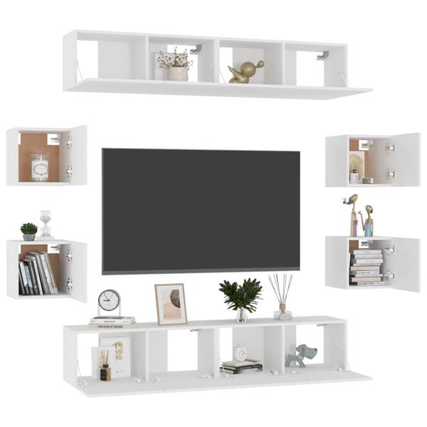 TV-Schrank 8er Set D667 Tiefe: 80 cm