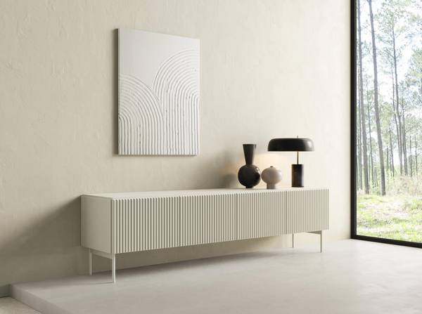 TV-Lowboard MUTI Beige - Holzwerkstoff - 195 x 51 x 40 cm