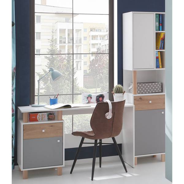 Jugendzimmer-Set FAIRFAX-133-2 2er-Set Weiß - Holzwerkstoff - 170 x 190 x 55 cm