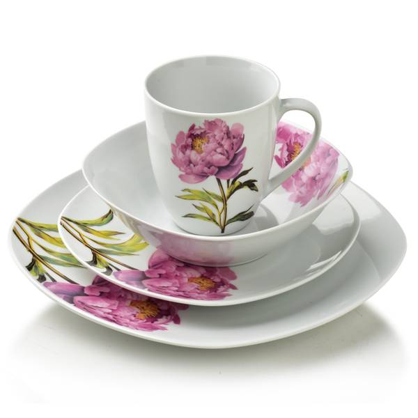 Geschirr-Set MAGNOLIA 16-tlg. Rosé