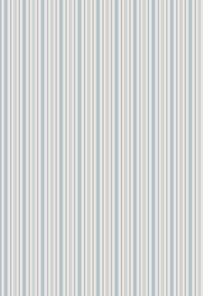 Tapete mit Streifen Auguste Blau - Papier - 192 x 280 x 192 cm