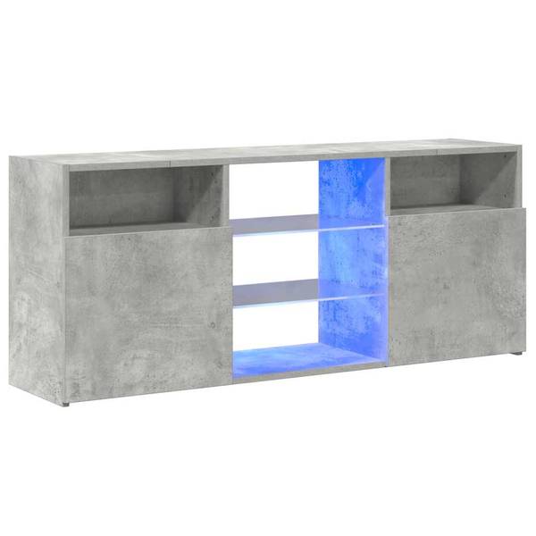 TV-Schrank 804305 Grau - Holzwerkstoff - 30 x 50 x 120 cm