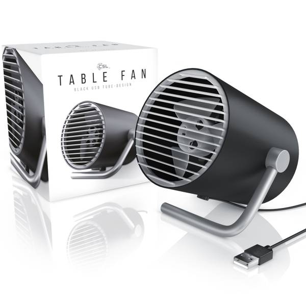 USB Ventilator GE-1711 Schwarz - Kunststoff - 12 x 11 x 12 cm
