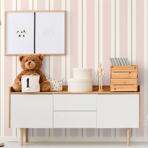 Tapete 640309 Pink - Papier - 53 x 1000 x 53 cm