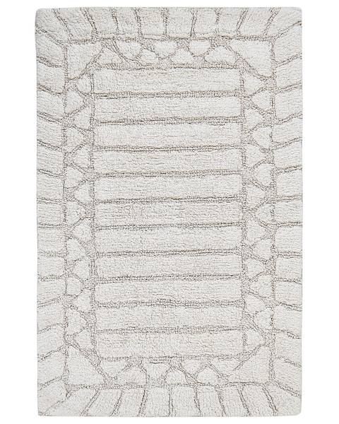Tapis de bain TEKKE Beige - Fibres naturelles - 60 x 90 cm