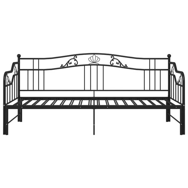 SchlafsofaGestell M669101 Schwarz - Metall - 206 x 92 x 185 cm