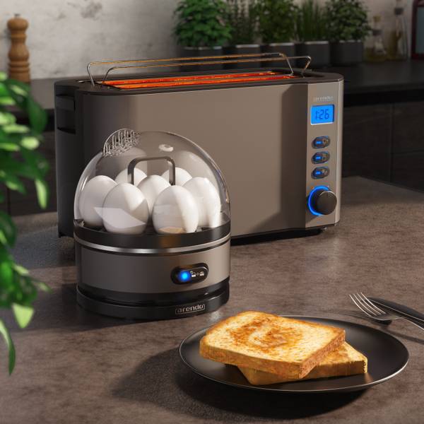Toaster & Eierkocher Set GE-2575 Grau