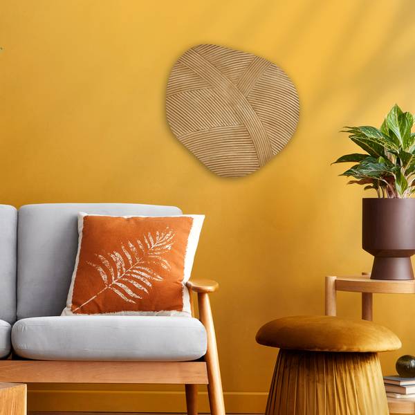 Cercle mural Rotin tressé 40 x 40 cm