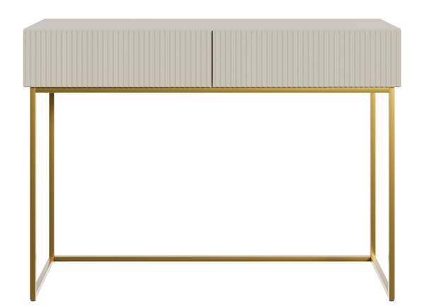 Schminktisch VELDIO Gold - Taupe