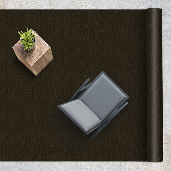Outdoor-Teppich Mantua Anthrazit - 90 x 150 cm