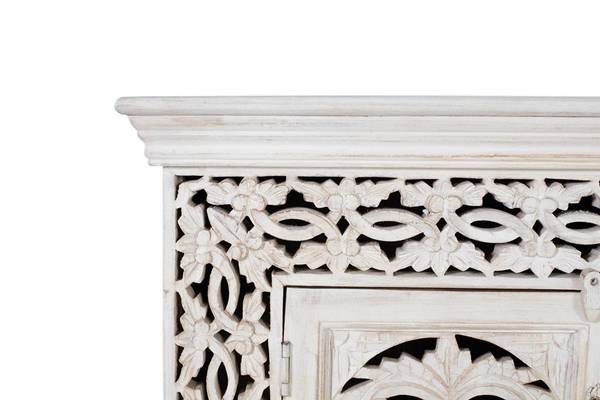FernsehEsstisch 1518 Braun - Massivholz - 40 x 60 x 180 cm