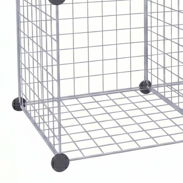 Ensemble de cubes modulaires Argenté - Hauteur : 75 cm