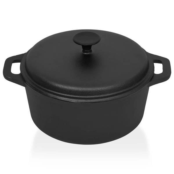 Topf 313362 Schwarz - Eisen - 26 x 18 x 26 cm