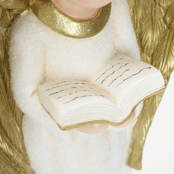 Engelfigur Weihnachten HTST0186 Beige - Gold - Stein - 19 x 63 x 29 cm
