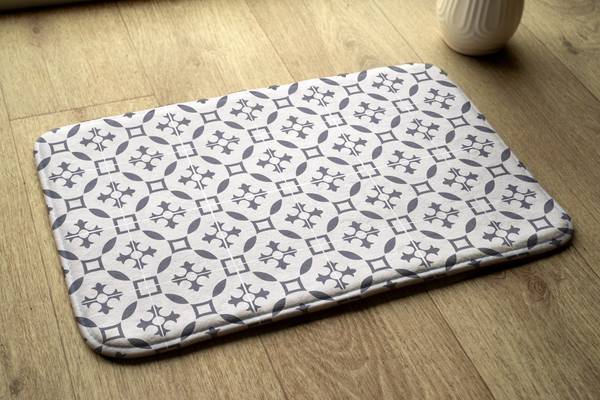 Badteppich Braune Muster 75 x 45 x 75 cm