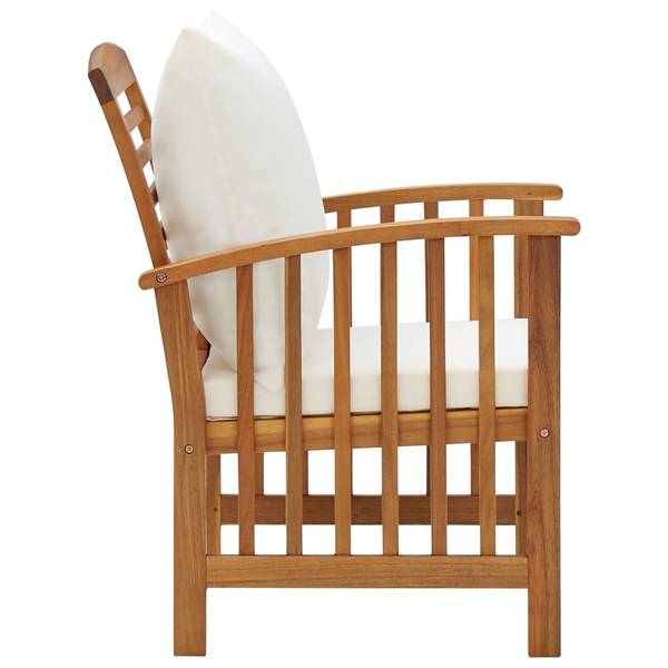 Salon de jardin 3004232-2 (lot de 4) Blanc