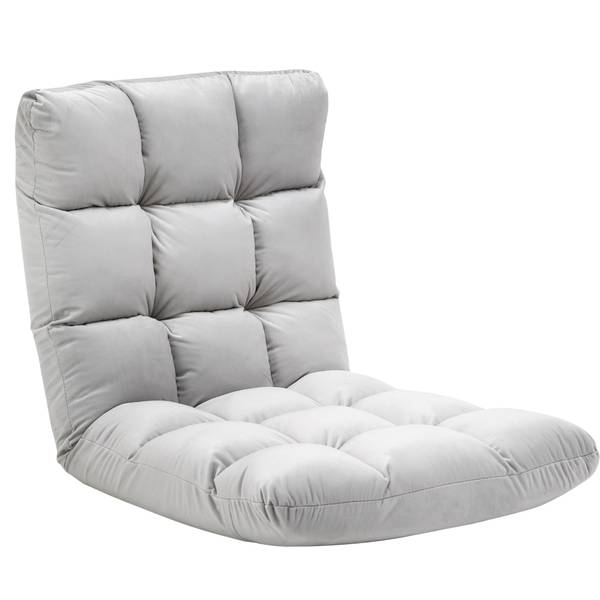 Bodensessel 3-in-1 833-908GY Grau - Metall - 71 x 54 x 55 cm
