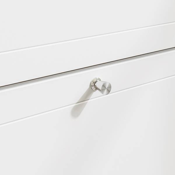 Schoenenkast FSR215-W wit - glas - 18 x 113 x 76 cm