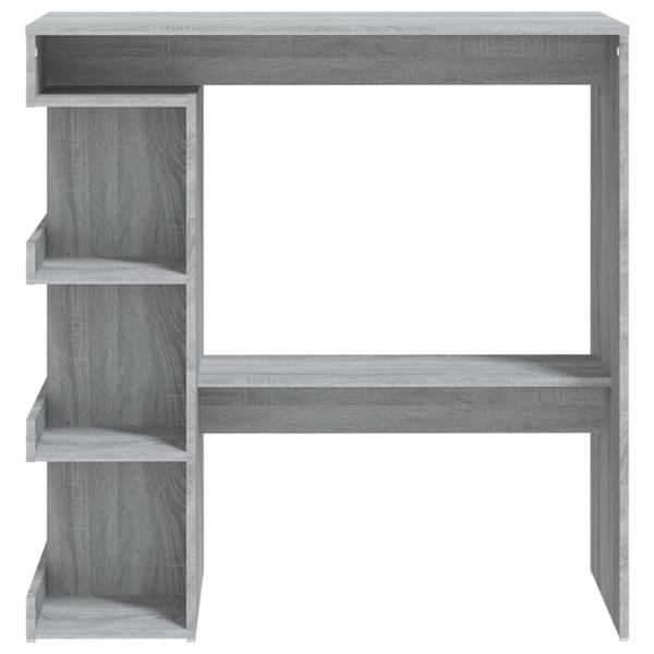Bartisch XT427 Grau - Holz teilmassiv - 50 x 102 x 100 cm