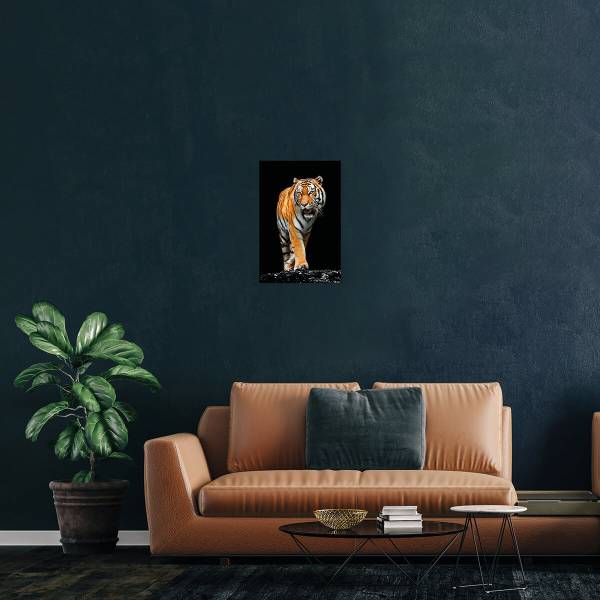 Tableau mural tigre précieux 44 x 30 cm