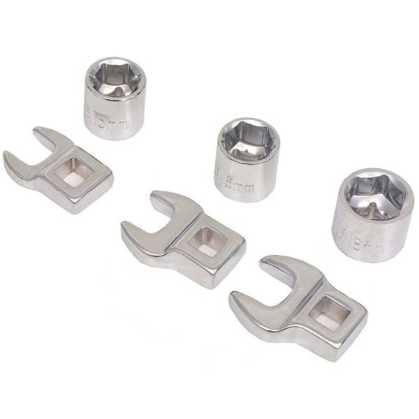 V-snaar 210423 Set van 8 zwart - staal - 1 x 1 x 1 cm