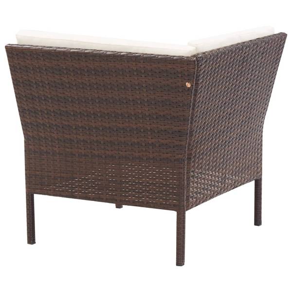 Garten-Lounge-Set 3001261-2 (6-teilig) Braun - Polyester - Stahl - 60 x 35 x 60 cm