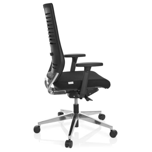 Bürostuhl PRO-TEC 700 Schwarz - Polyester - 60 x 123 x 53 cm