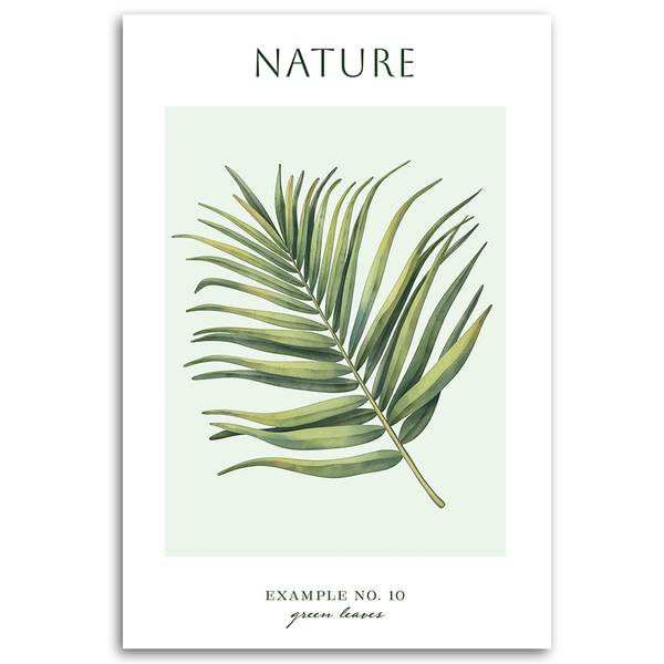 Wandbild blätter – natur 70 x 100 cm